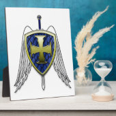 St. Michael - Dragon Scale Shield Fotoplaat (Zijkant)