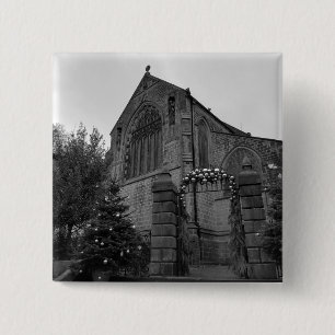 St. Michael en All Angels Church Vierkante Button 5,1 Cm
