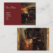 St. Michael en de Draak, Red Visitekaartje (Voorkant / Achterkant)