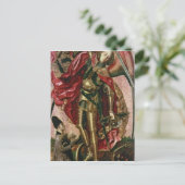 St. Michael en de Dragon Briefkaart (Staand voorkant)