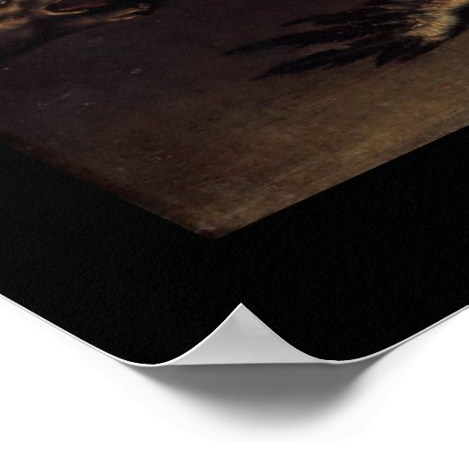 St. MICHAEL EN DE DRAGON Poster (Hoek)