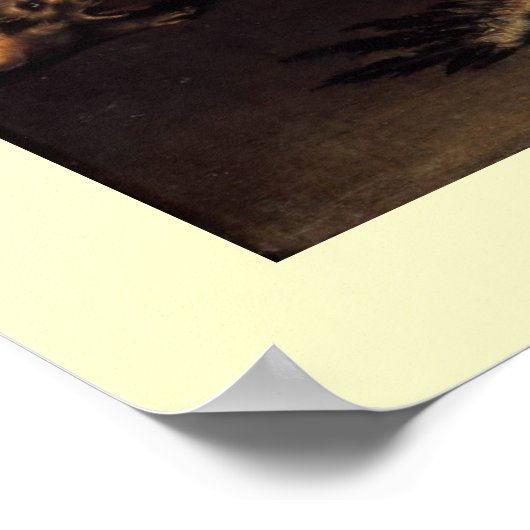 St. MICHAEL EN DE DRAGON Poster (Hoek)