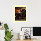 St. MICHAEL EN DE DRAGON Poster (Thuiskantoor)