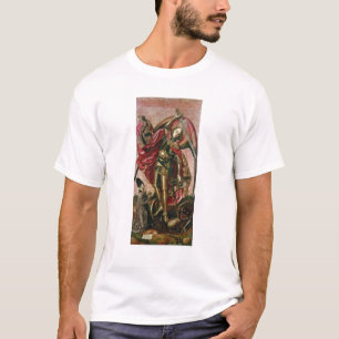 St. Michael en de Dragon T-shirt