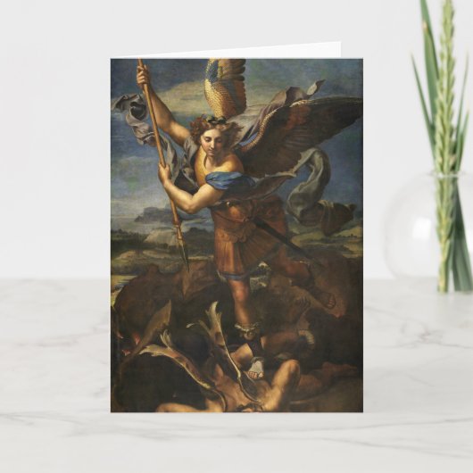 St. Michael en de Satan - Raphael Kaart (Voorkant)