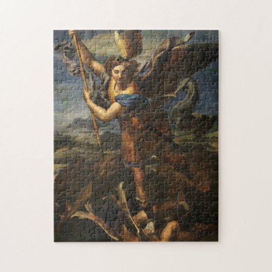 St. Michael en de Satan - Raphael Legpuzzel (Verticaal)