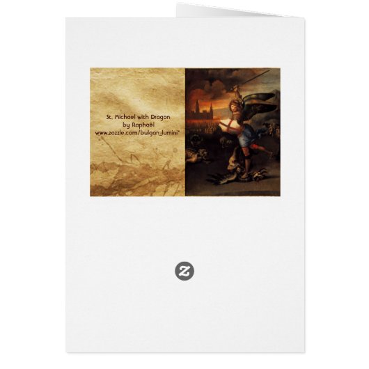 St.Michael en Dragon (Achterkant)