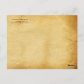 St. Michael en Dragon Briefkaart (Achterkant)