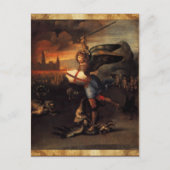 St. Michael en Dragon Briefkaart (Voorkant)