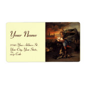 St. Michael en Dragon, crème Etiket (Voorkant)