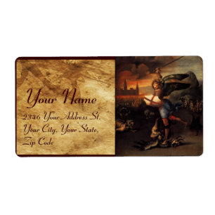 St. Michael en Dragon Etiket