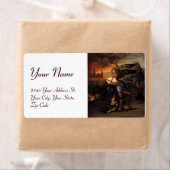 St. Michael en Dragon, wit Etiket (Insitu)