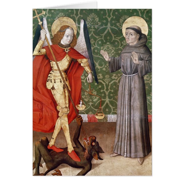 St. Michael en St. Francis of Assisi, c.1480 (Voorkant)