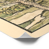 St. Michael Fighting the Dragon by Albrecht Dürer Poster (Hoek)