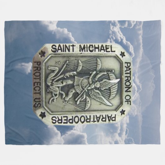St. MICHAEL Fleece Deken (Voorkant (Horizontaal))