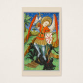 St Michael gebedskaart Visitekaartje (Voorkant)