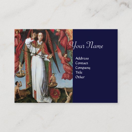 ST. MICHAEL IN HET LAATSTE ARREST VISITEKAARTJE (Voorkant)