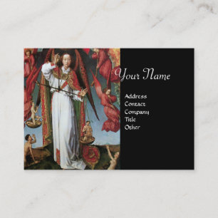 ST. MICHAEL IN HET LAATSTE ARREST VISITEKAARTJE