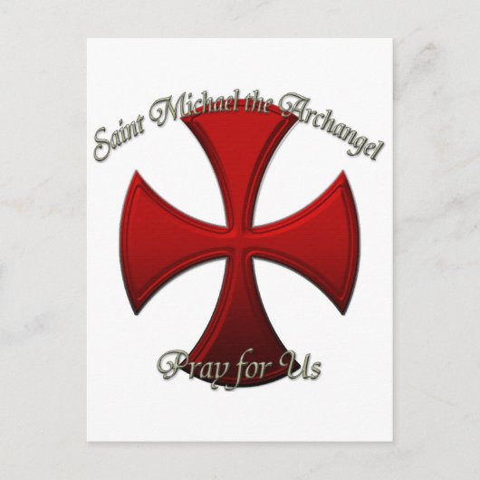 St. Michael - Iron Cross Briefkaart (Voorkant)