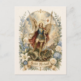 St. Michael Katholieke Bemoedigingsgebed  Briefkaart