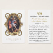 St. Michael Katholieke Trouwgebed Kaarten Visitekaartje (Voorkant /achterkant)