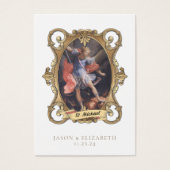 St. Michael Katholieke Trouwgebed Kaarten Visitekaartje (Voorkant)