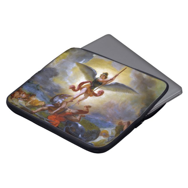 St. Michael laptophoes  Laptop Sleeve (Voorkant top)