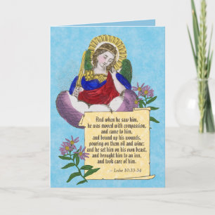 St. Michael (M 09) EMS/EMT Blessings Card Kaart