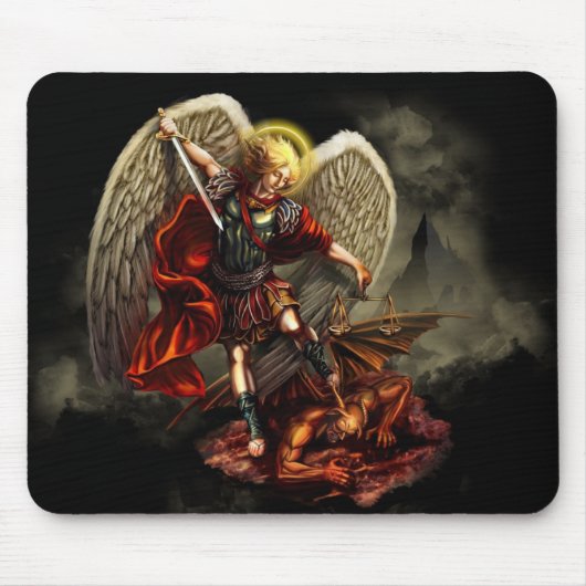 St. Michael Mousepad Muismat (Voorkant)