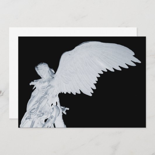 St. Michael (omgekeerd) Aangepaste uitnodiging (Voorkant / Achterkant)