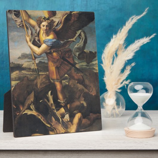 St. Michael Overweldigend the Demon, 1518 Fotoplaat (Zijkant)