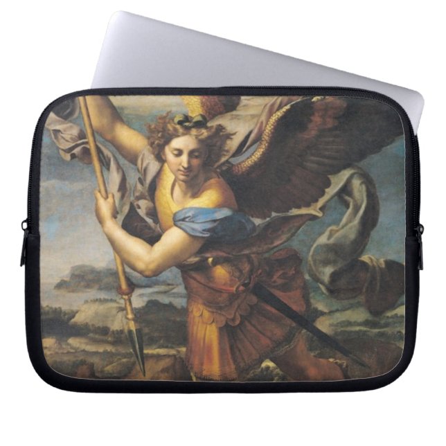 St. Michael Overweldigend the Demon, 1518 Laptop Sleeve (Voorkant)