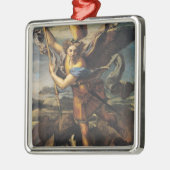 St. Michael Overweldigend the Demon, 1518 Metalen Ornament (Links)
