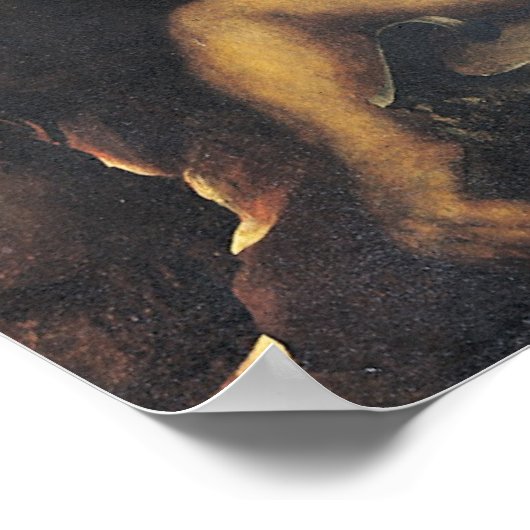 St. Michael Overweldigend the Demon, 1518 Poster (Hoek)