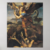 St. Michael Overweldigend the Demon, 1518 Poster (Voorkant)