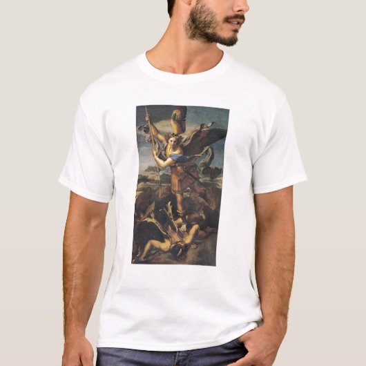 St. Michael Overweldigend the Demon, 1518 T-shirt (Voorkant)