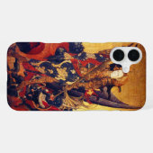 St. Michael overwint de duivel als middeleeuwse ri iPhone Hoesje (Achterkant horizontaal)