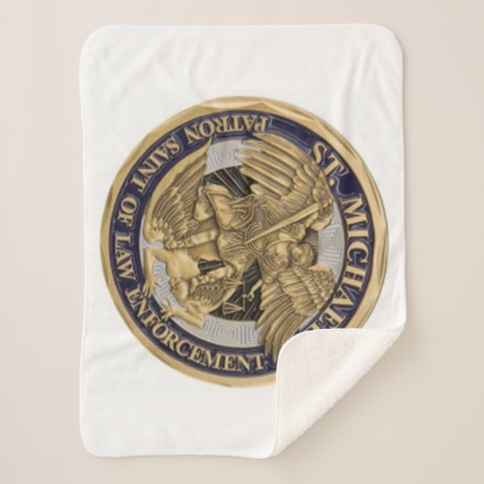 St. Michael, Patron Saint of Policemen Sherpa Deken (Voorkant)