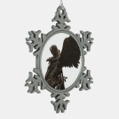 St. Michael Pewter Onrament Tin Sneeuwvlok Ornament (Links)
