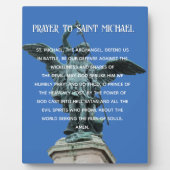 St. Michael Prayer easel tafelblad Plaque Fotoplaat (Voorkant)