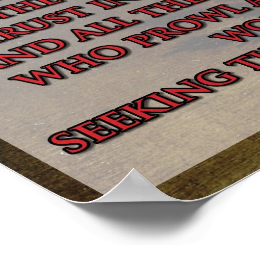 St. Michael Prayer Poster (Hoek)