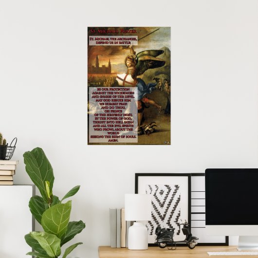 St. Michael Prayer Poster (Thuiskantoor)