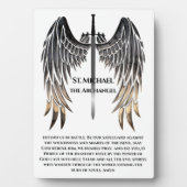 St. Michael Prayer voor bescherming Fotoplaat (voorkant)