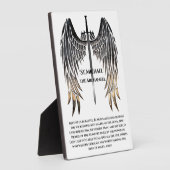 St. Michael Prayer voor bescherming Fotoplaat (Zijkant)