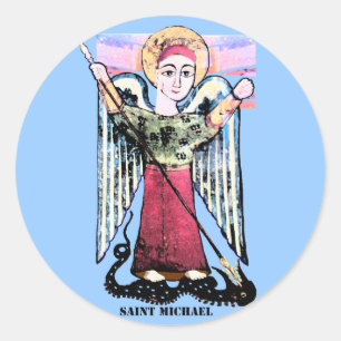 St Michael Ronde Sticker