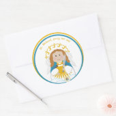 St. Michael Ronde Sticker (Envelop)