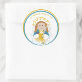 St. Michael Ronde Sticker (Tas)