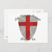 St. Michael - Shield Briefkaart (Voorkant / Achterkant)
