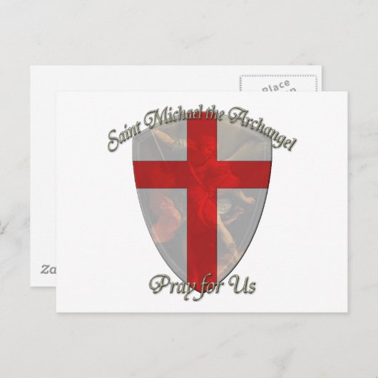 St. Michael - Shield Briefkaart (Voorkant / Achterkant)