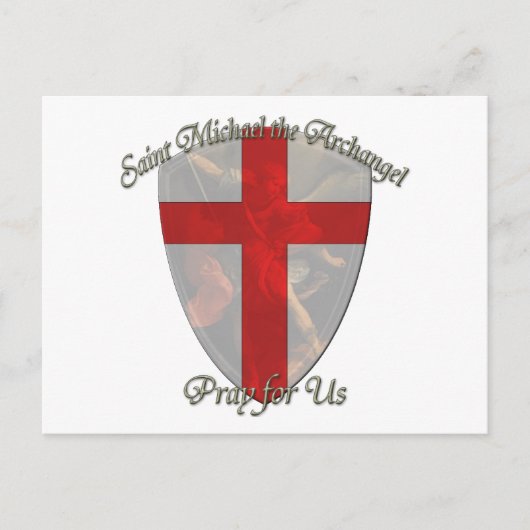 St. Michael - Shield Briefkaart (Voorkant)